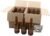 Pack of 24 x 500ml Brown Glass Beer Bottles with Crown Caps